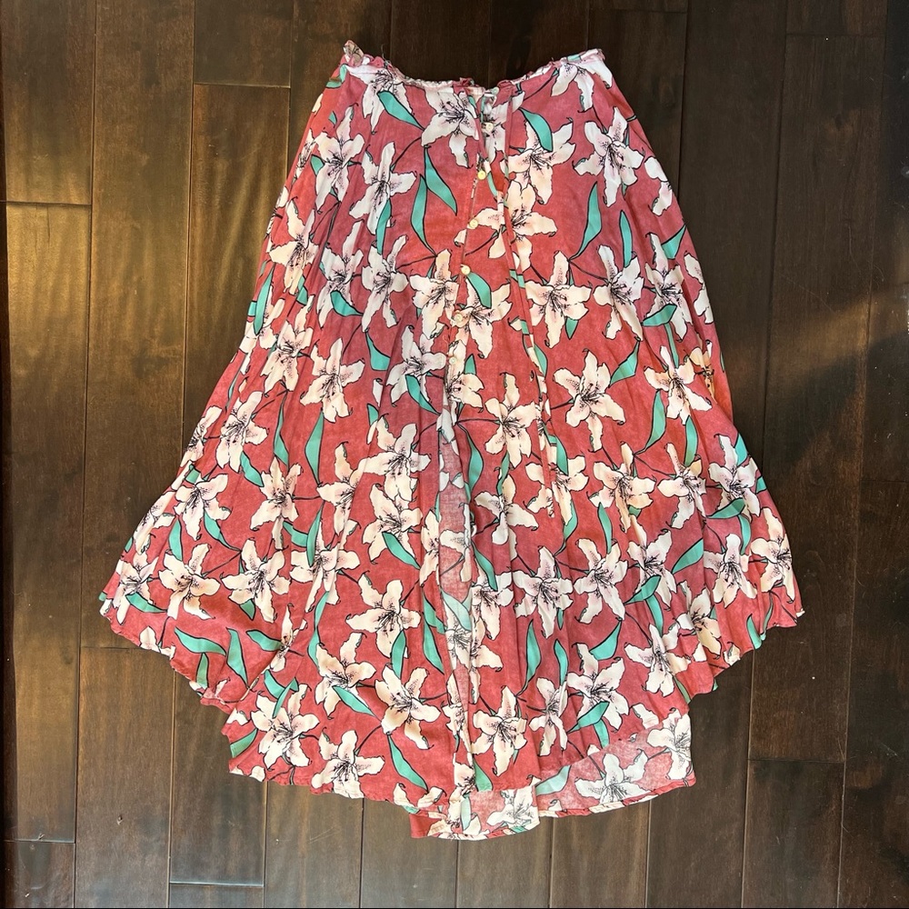 O’neill flower print maxi skirt